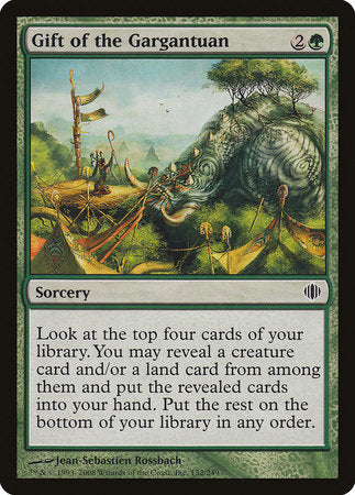 Gift of the Gargantuan [Shards of Alara] | Tabernacle Games