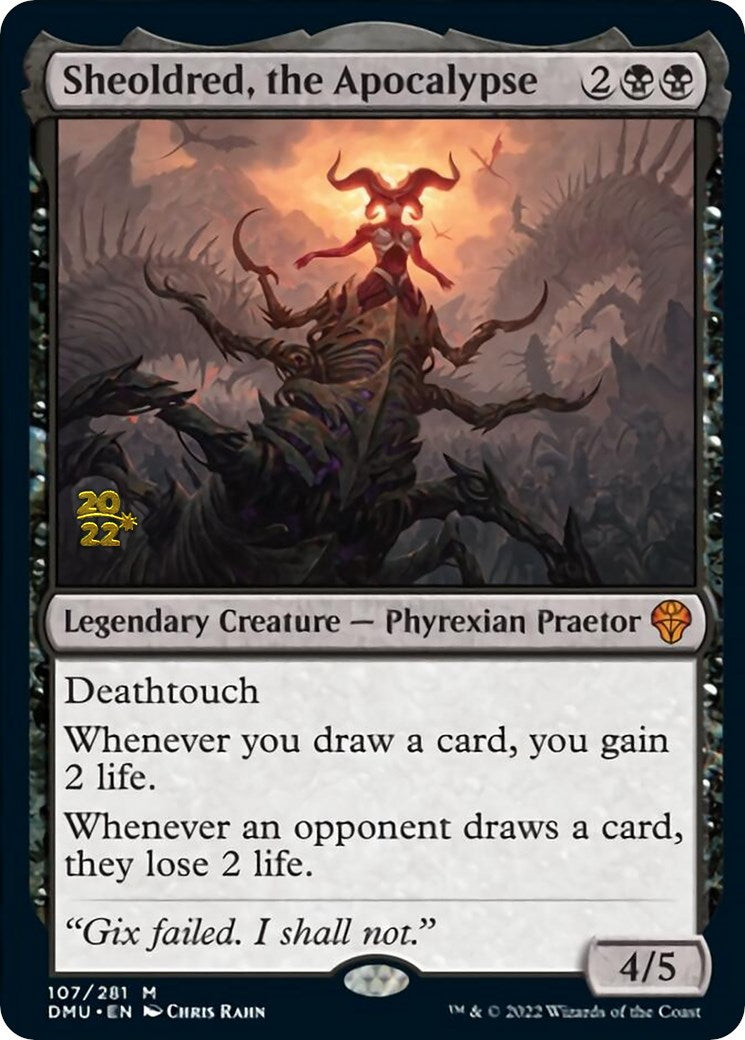 Sheoldred, the Apocalypse [Dominaria United Prerelease Promos] | Tabernacle Games