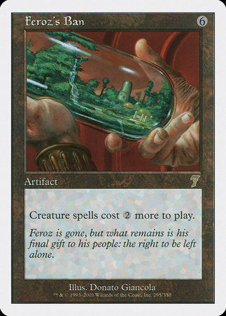 Feroz's Ban [Seventh Edition] | Tabernacle Games