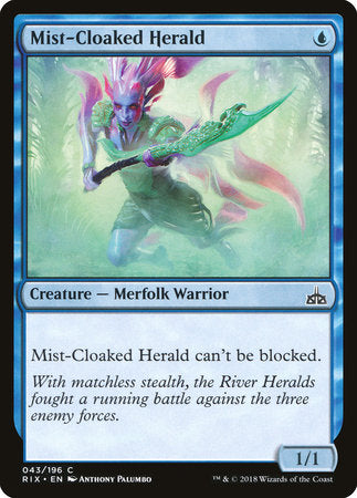 Mist-Cloaked Herald [Rivals of Ixalan] | Tabernacle Games
