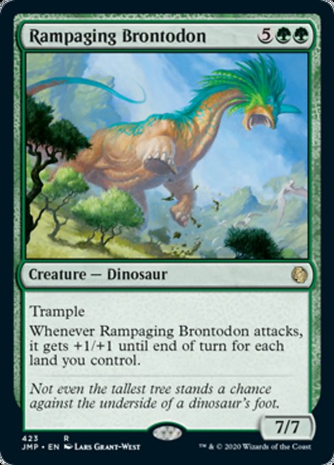 Rampaging Brontodon [Jumpstart] | Tabernacle Games