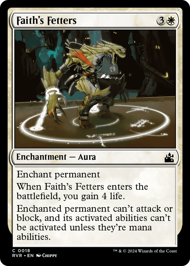 Faith's Fetters [Ravnica Remastered] | Tabernacle Games