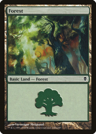 Forest (248a) [Zendikar] | Tabernacle Games