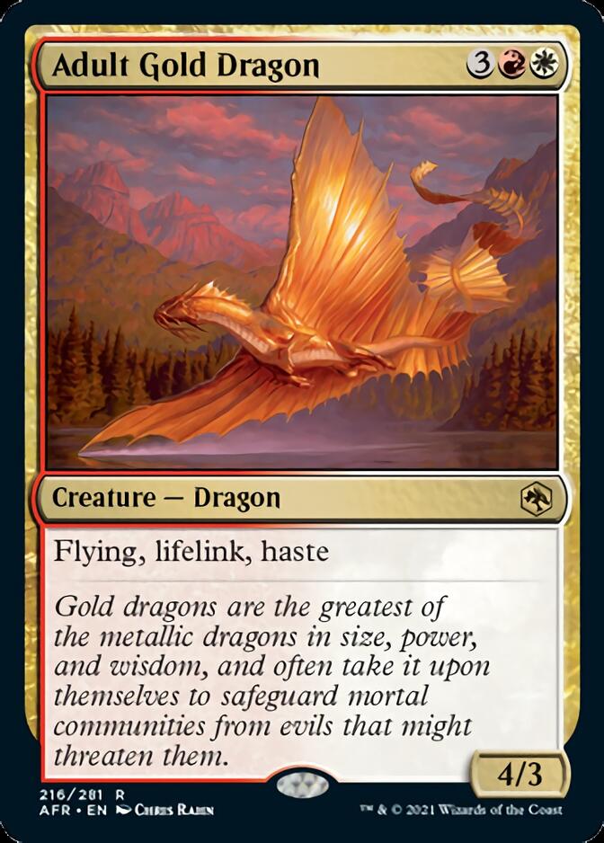 Adult Gold Dragon [Dungeons & Dragons: Adventures in the Forgotten Realms] | Tabernacle Games