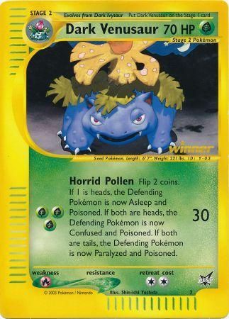 Dark Venusaur (7) (Jumbo Card) [Best of Promos] | Tabernacle Games