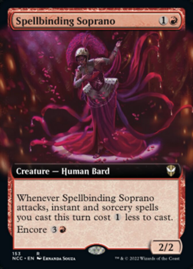 Spellbinding Soprano (Extended Art) [Streets of New Capenna Commander] | Tabernacle Games