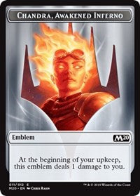 Emblem - Chandra, Awakened Inferno [Core Set 2020] | Tabernacle Games