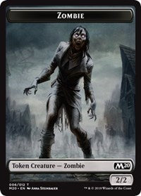 Zombie Token [Core Set 2020] | Tabernacle Games