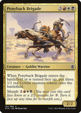 Ponyback Brigade [Khans of Tarkir] | Tabernacle Games