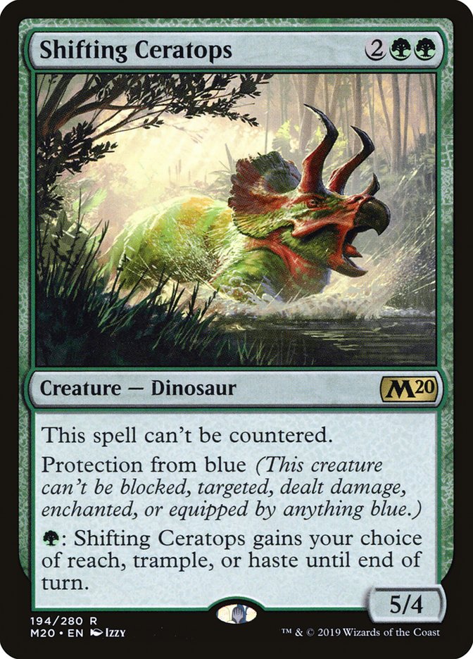 Shifting Ceratops [Core Set 2020] | Tabernacle Games