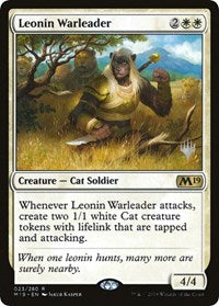 Leonin Warleader [Promo Pack: Core Set 2020] | Tabernacle Games