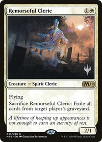 Remorseful Cleric [Promo Pack: Core Set 2020] | Tabernacle Games