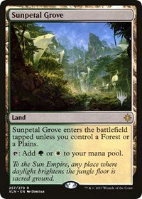 Sunpetal Grove [Promo Pack: Core Set 2020] | Tabernacle Games