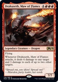 Drakuseth, Maw of Flames [Promo Pack: Core Set 2020] | Tabernacle Games