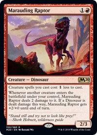 Marauding Raptor [Promo Pack: Core Set 2020] | Tabernacle Games