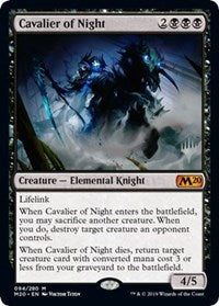 Cavalier of Night [Promo Pack: Core Set 2020] | Tabernacle Games