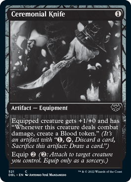 Ceremonial Knife [Innistrad: Double Feature] | Tabernacle Games