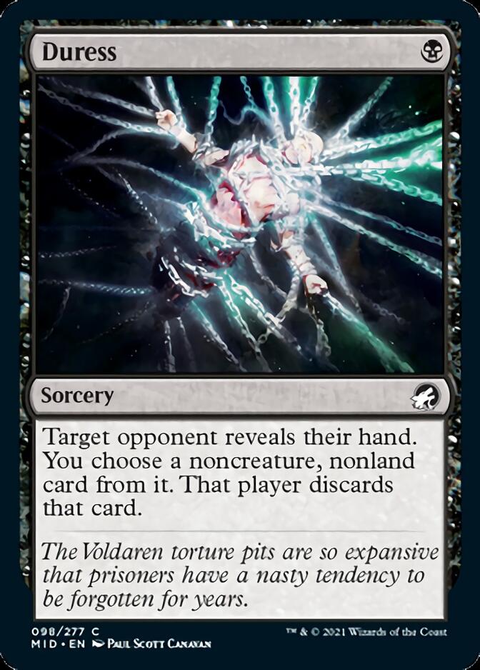 Duress [Innistrad: Midnight Hunt] | Tabernacle Games