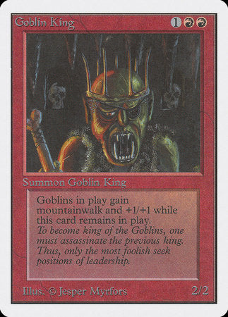 Goblin King [Unlimited Edition] | Tabernacle Games