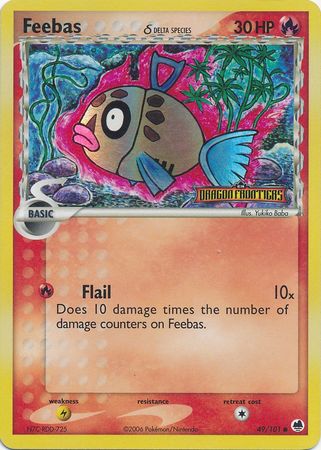 Feebas (49/101) (Delta Species) (Stamped) [EX: Dragon Frontiers] | Tabernacle Games