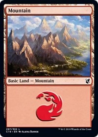 Mountain (297) [Commander 2019] | Tabernacle Games