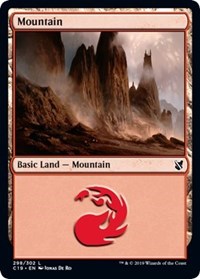 Mountain (298) [Commander 2019] | Tabernacle Games