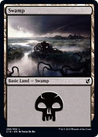 Swamp (295) [Commander 2019] | Tabernacle Games