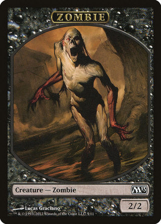 Zombie Token [Magic 2013 Tokens] | Tabernacle Games