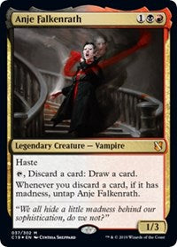 Anje Falkenrath (Commander 2019) [Oversize Cards] | Tabernacle Games
