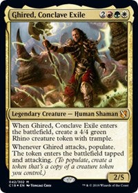 Ghired, Conclave Exile (Commander 2019) [Oversize Cards] | Tabernacle Games