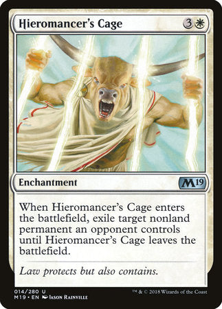 Hieromancer's Cage [Core Set 2019] | Tabernacle Games