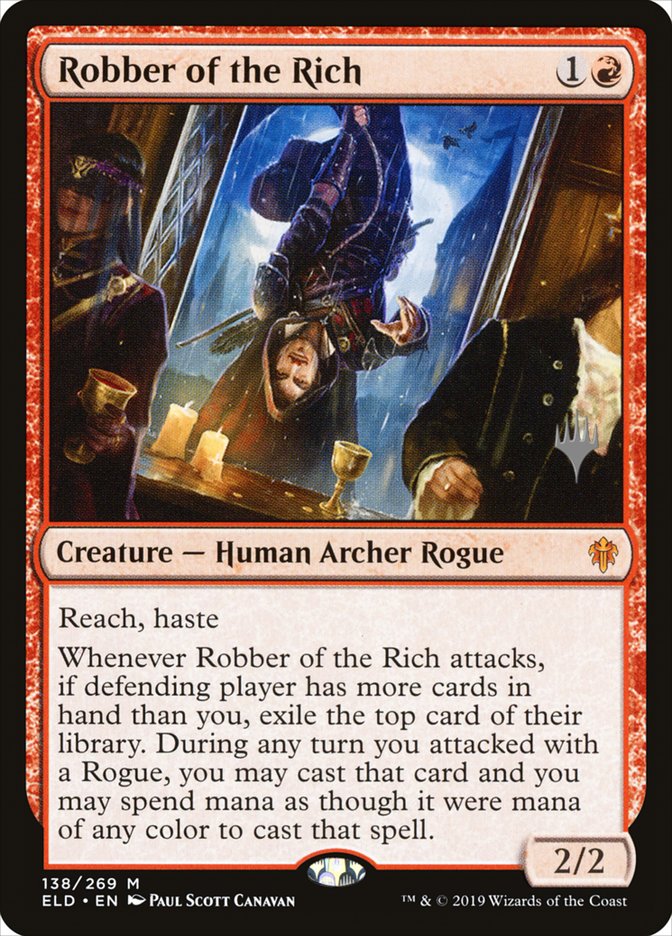 Robber of the Rich (Promo Pack) [Throne of Eldraine Promos] | Tabernacle Games