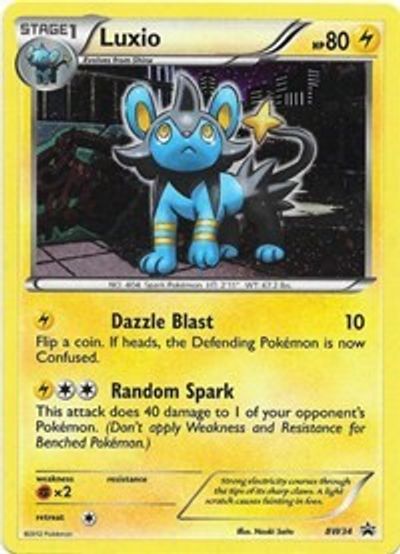 Luxio (BW34) (Cosmos Holo) [Black & White: Black Star Promos] | Tabernacle Games