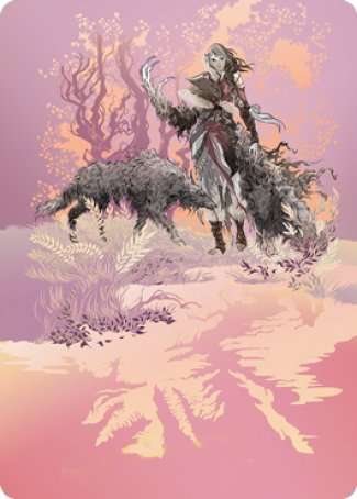 Arlinn, the Pack's Hope 2 Art Card [Innistrad: Midnight Hunt Art Series] | Tabernacle Games