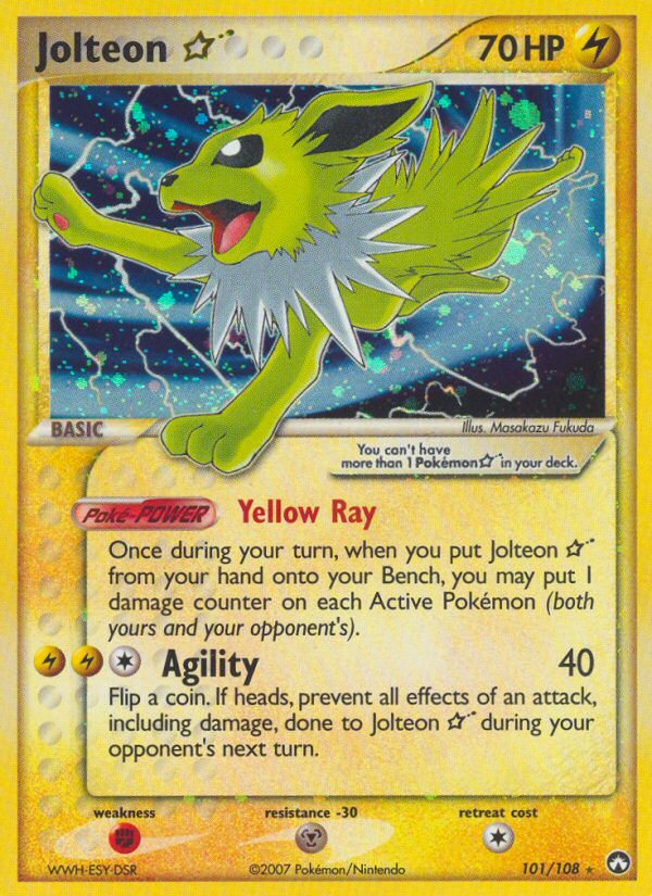 Jolteon Star (101/108) [EX: Power Keepers] | Tabernacle Games