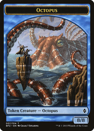 Octopus Token [Battle for Zendikar Tokens] | Tabernacle Games