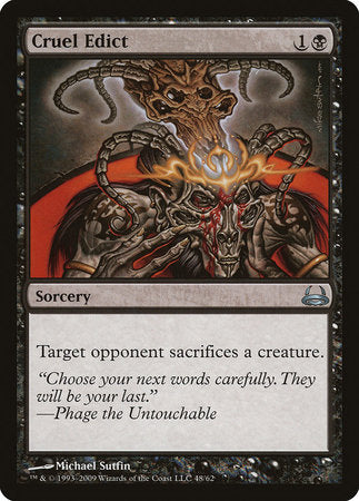 Cruel Edict [Duel Decks: Divine vs. Demonic] | Tabernacle Games