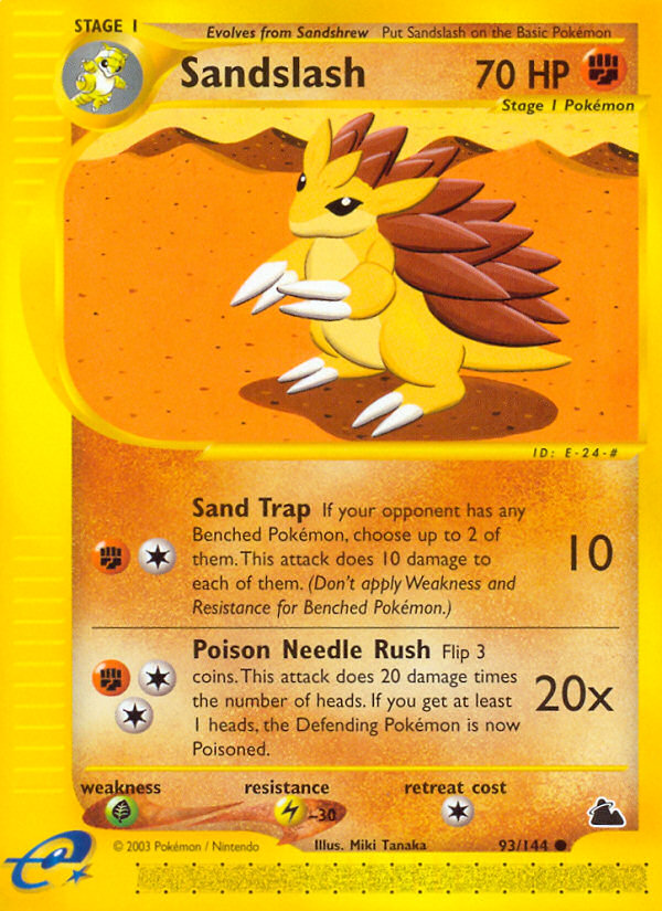 Sandslash (93/144) [Skyridge] | Tabernacle Games