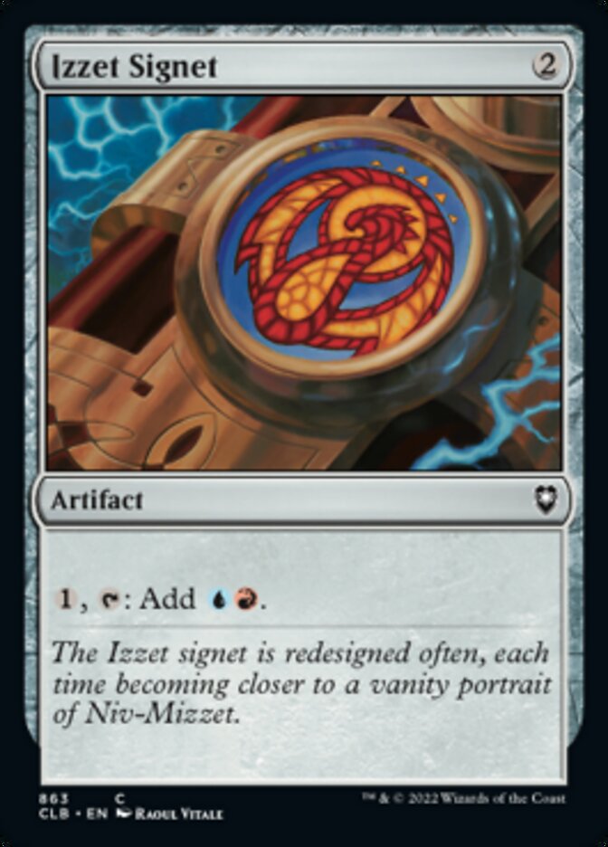 Izzet Signet [Commander Legends: Battle for Baldur's Gate] | Tabernacle Games