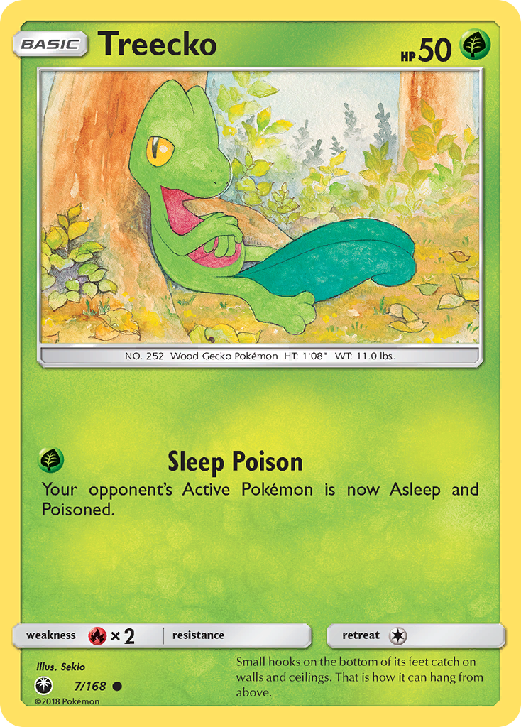 Treecko (7/168) [Sun & Moon: Celestial Storm] | Tabernacle Games