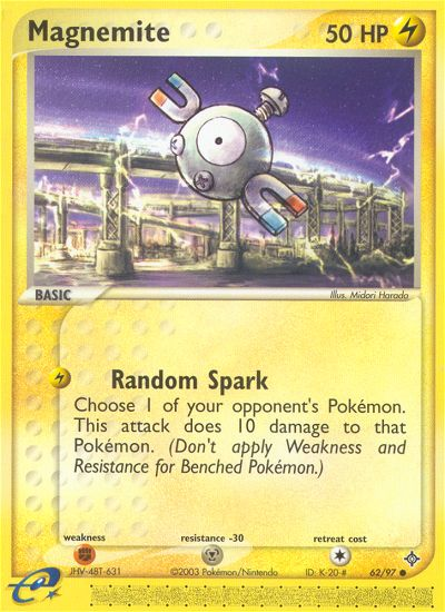 Magnemite (62/97) [EX: Dragon] | Tabernacle Games