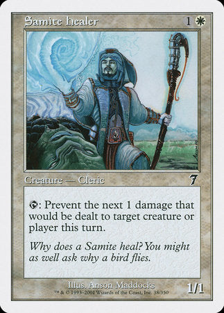 Samite Healer [Seventh Edition] | Tabernacle Games