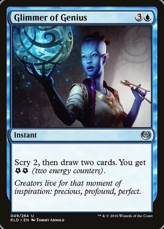 Glimmer of Genius [Kaladesh] | Tabernacle Games