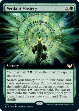 Verdant Mastery (Extended) [Strixhaven: School of Mages] | Tabernacle Games