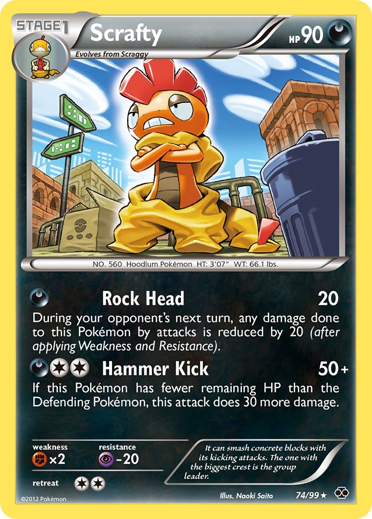 Scrafty (74/99) (Theme Deck Exclusive) [Black & White: Next Destinies] | Tabernacle Games