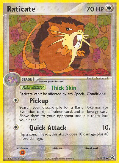 Raticate (48/112) [EX: FireRed & LeafGreen] | Tabernacle Games