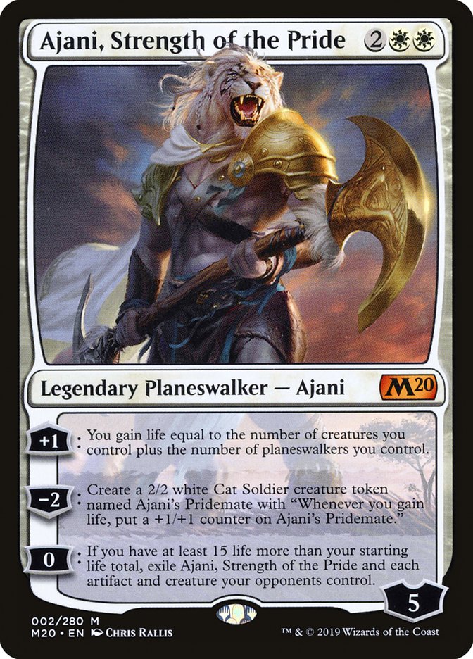 Ajani, Strength of the Pride [Core Set 2020] | Tabernacle Games