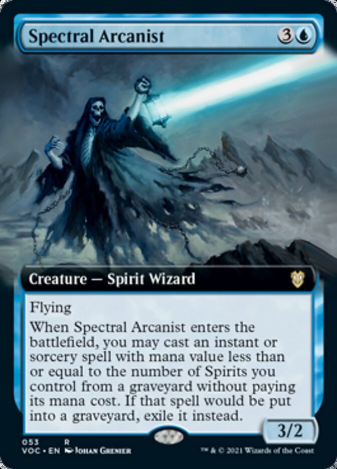 Spectral Arcanist (Extended) [Innistrad: Crimson Vow Commander] | Tabernacle Games