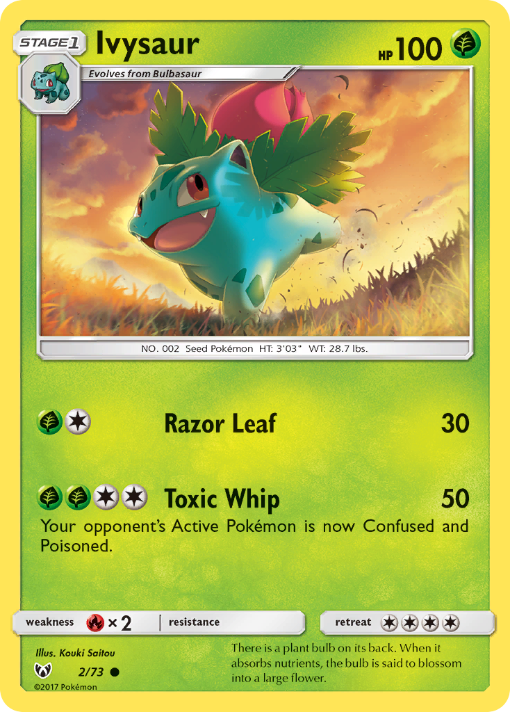 Ivysaur (2/73) [Sun & Moon: Shining Legends] | Tabernacle Games