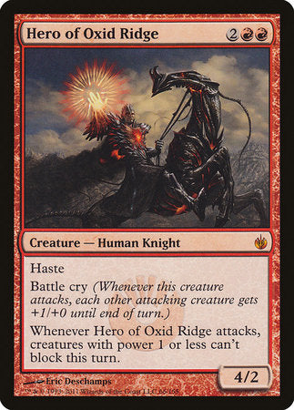 Hero of Oxid Ridge [Mirrodin Besieged] | Tabernacle Games